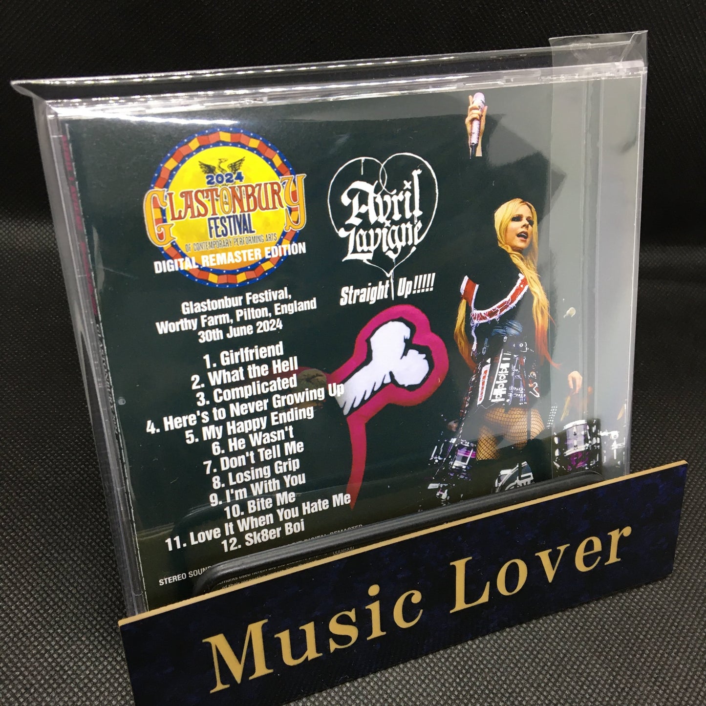 Avril Lavigne / Straight Up!!!!! Glastonbury Festival 2024 Digital Remaster Edition STEREO SOUNDBOARD (1CDR+1BDR)