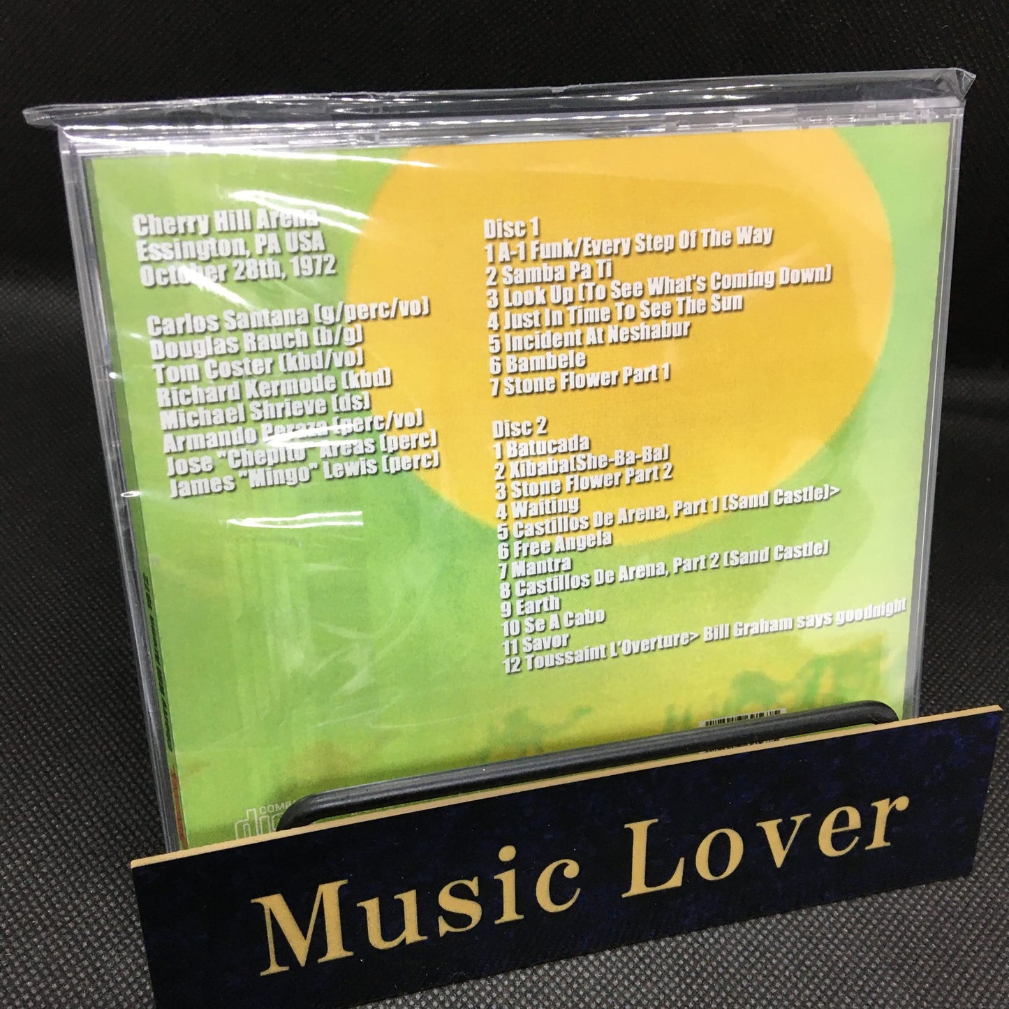 SANTANA / Cherry Hill Arena 1972 (2CDR)