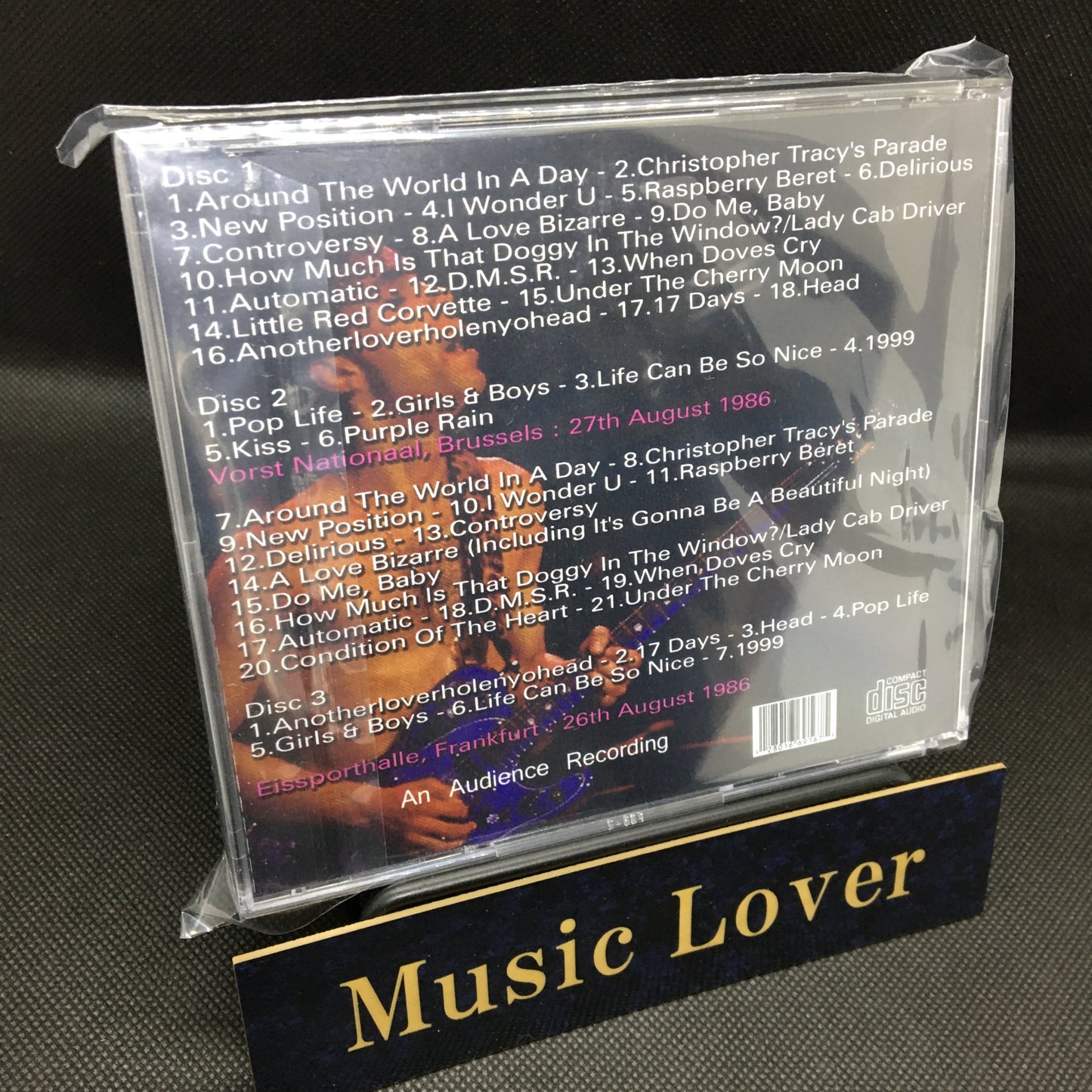 PRINCE & The Revolution / Parade Tour Brussels Frankfurt (3CDR)