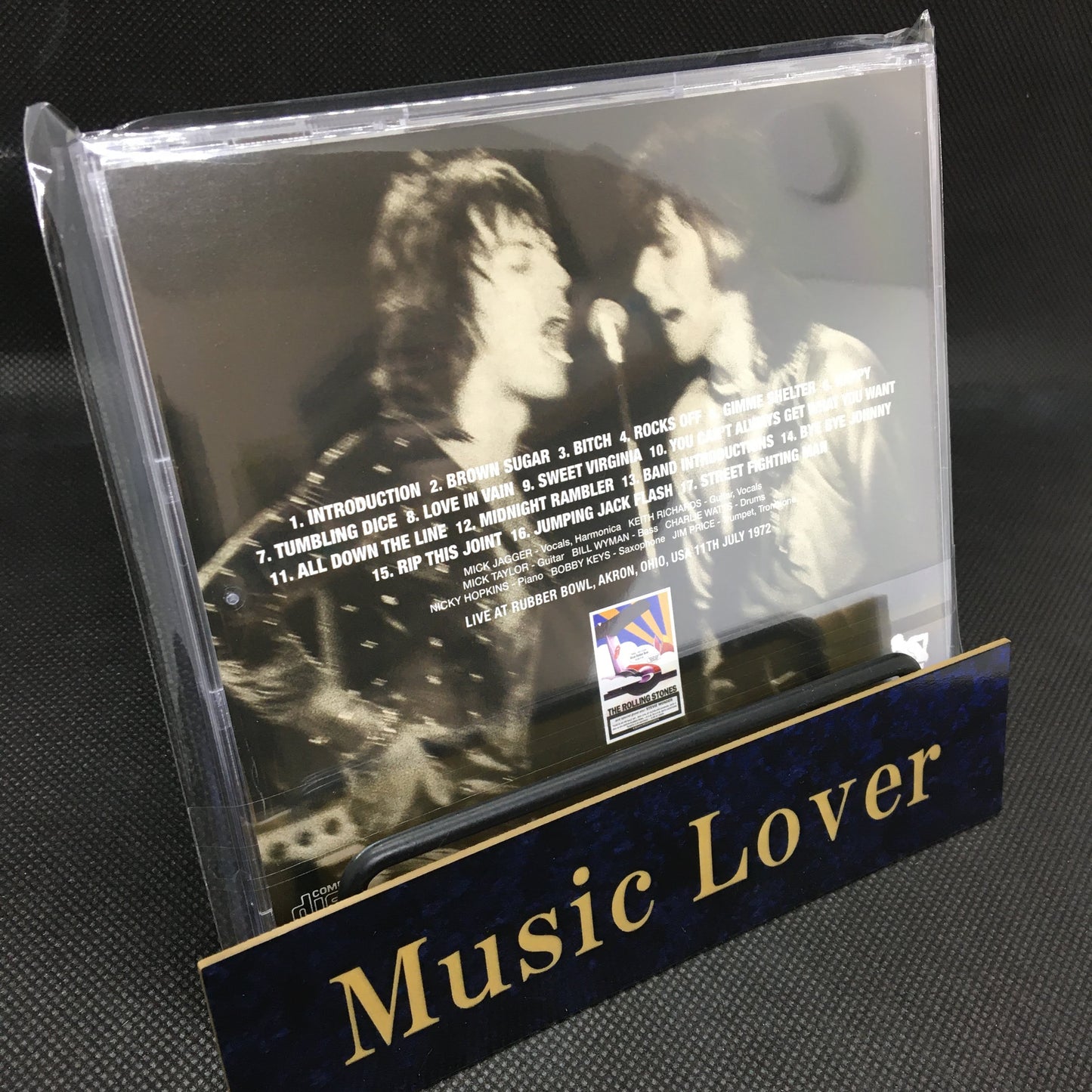 THE ROLLING STONES / RUBBER BOWL 1972 with new artworks (1CD)