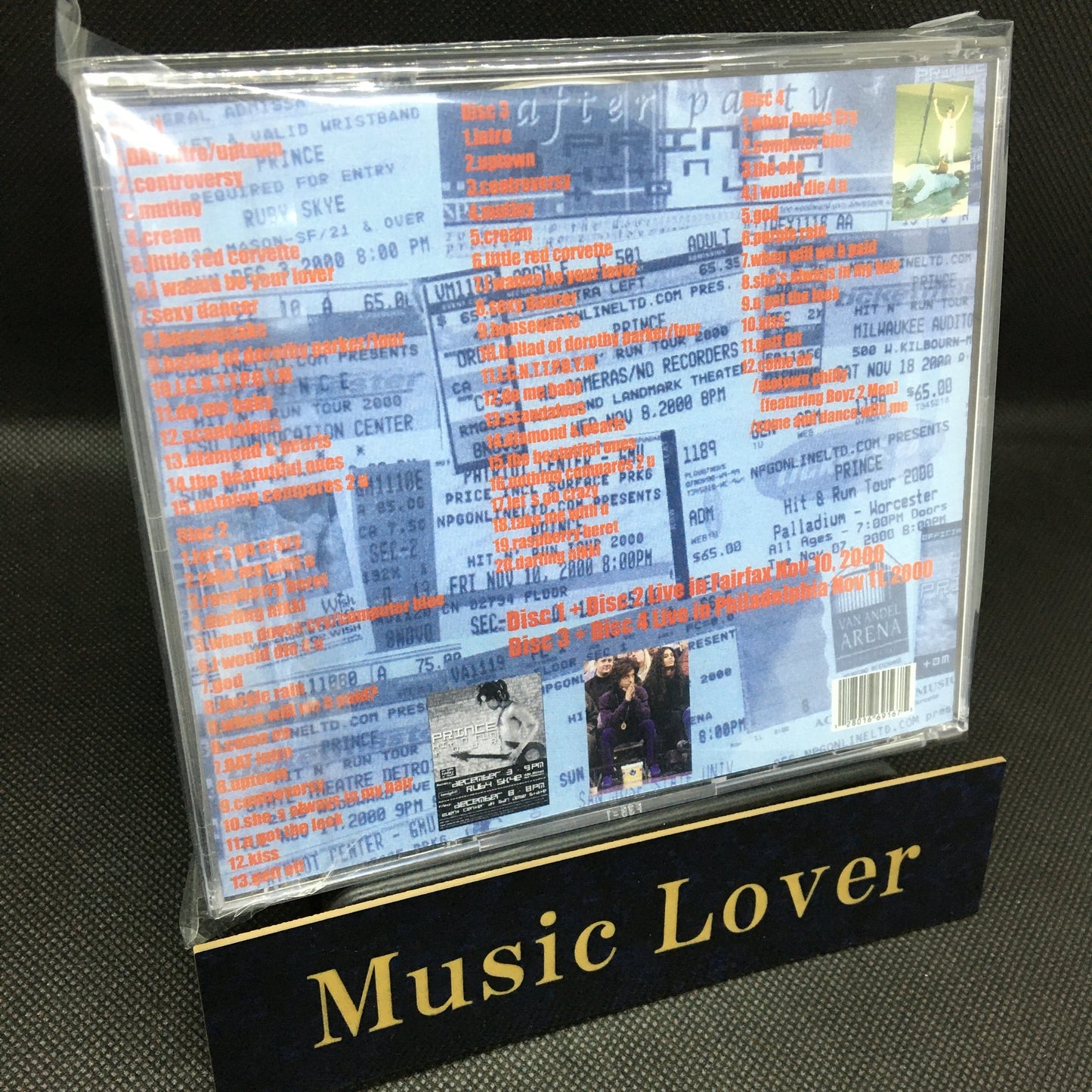 Prince / Fairfax 11-10-00 + Philadelphia 11-11-00 (4CDR)