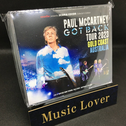 PAUL McCARTNEY / GOT BACK TOUR 2023 GOLD COAST AUSTRALIA (3CDR+1DVDR)