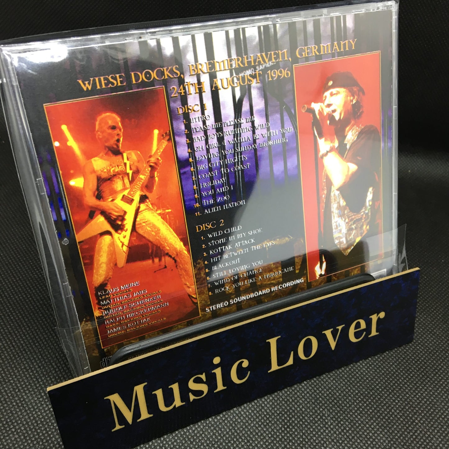 SCORPIONS / PURE INSTINCT EN ALEMANIA 1996 FM MASTER STEREO SOUNDBOARD (2 CDR)