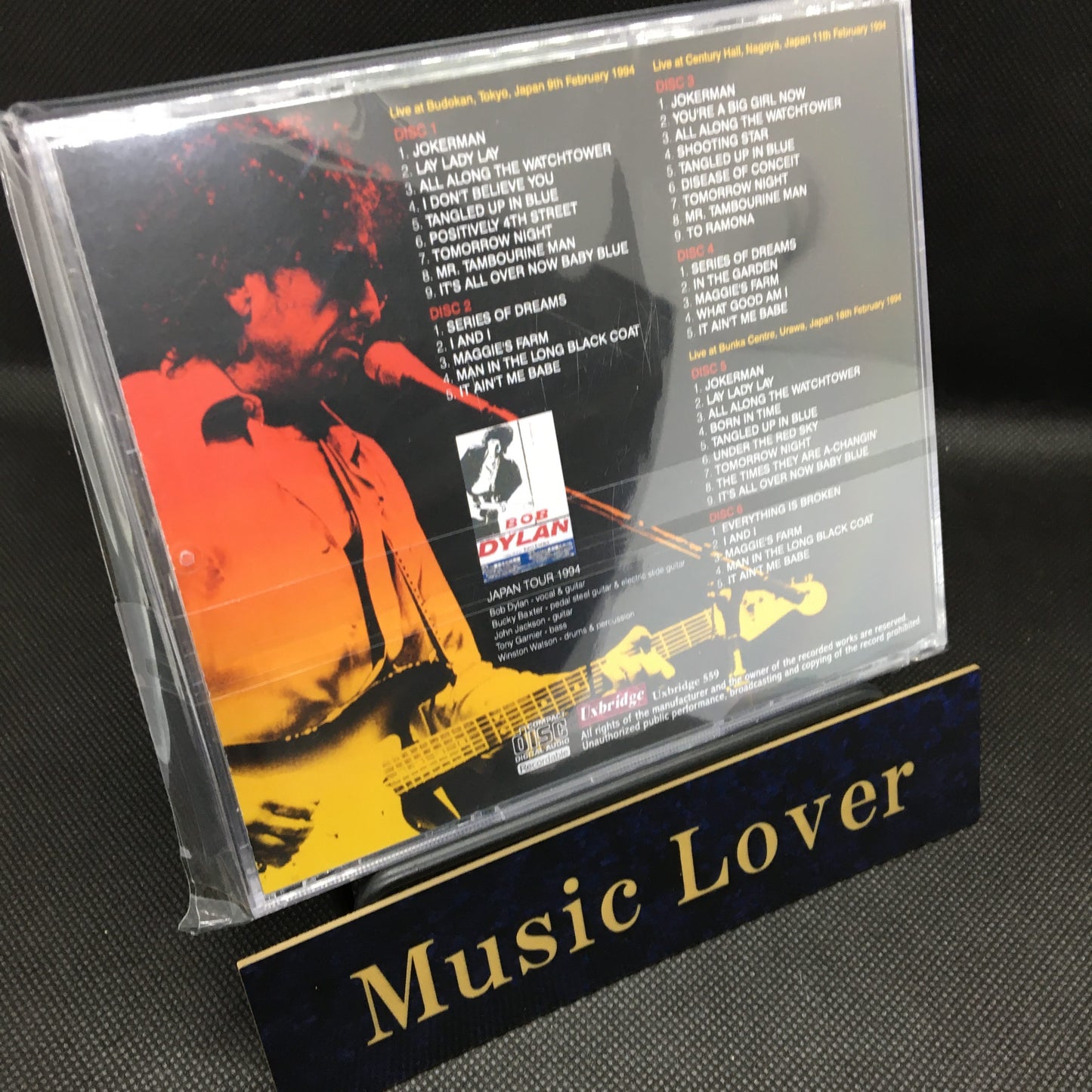 BOB DYLAN / JAPAN TOUR 1994 (6CDR)