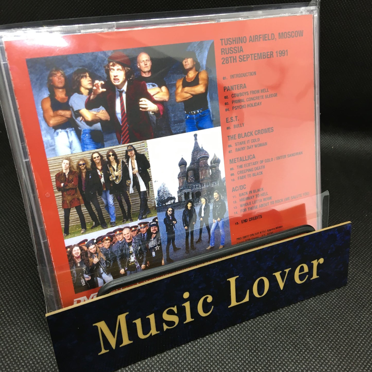 AC/DC, METALLICA, THE BLACK CROWES, PANTERA / FOR THOSE ABOUT TO ROCK MONSTERS IN MOSCOW 1991 (1DVDR) PRO shot