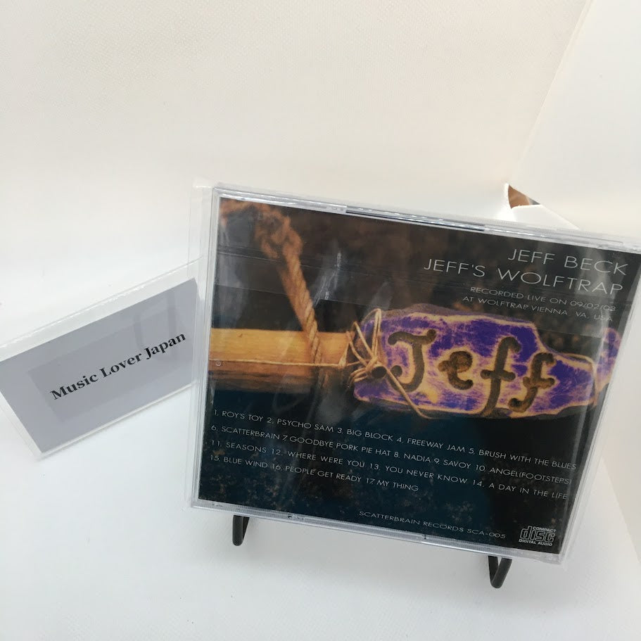 Jeff Beck Jeff's Wolftrap 2003 Sep 2 Vienna USA Soundboard Recording Press CD