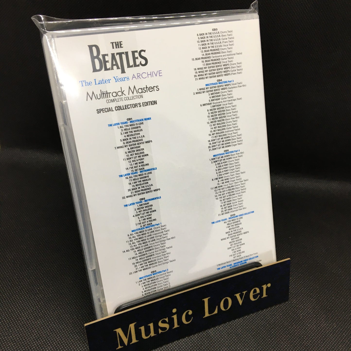 The Beatles The Later Years Archive Multitrack Masters 5 CD 1 DVD Set
