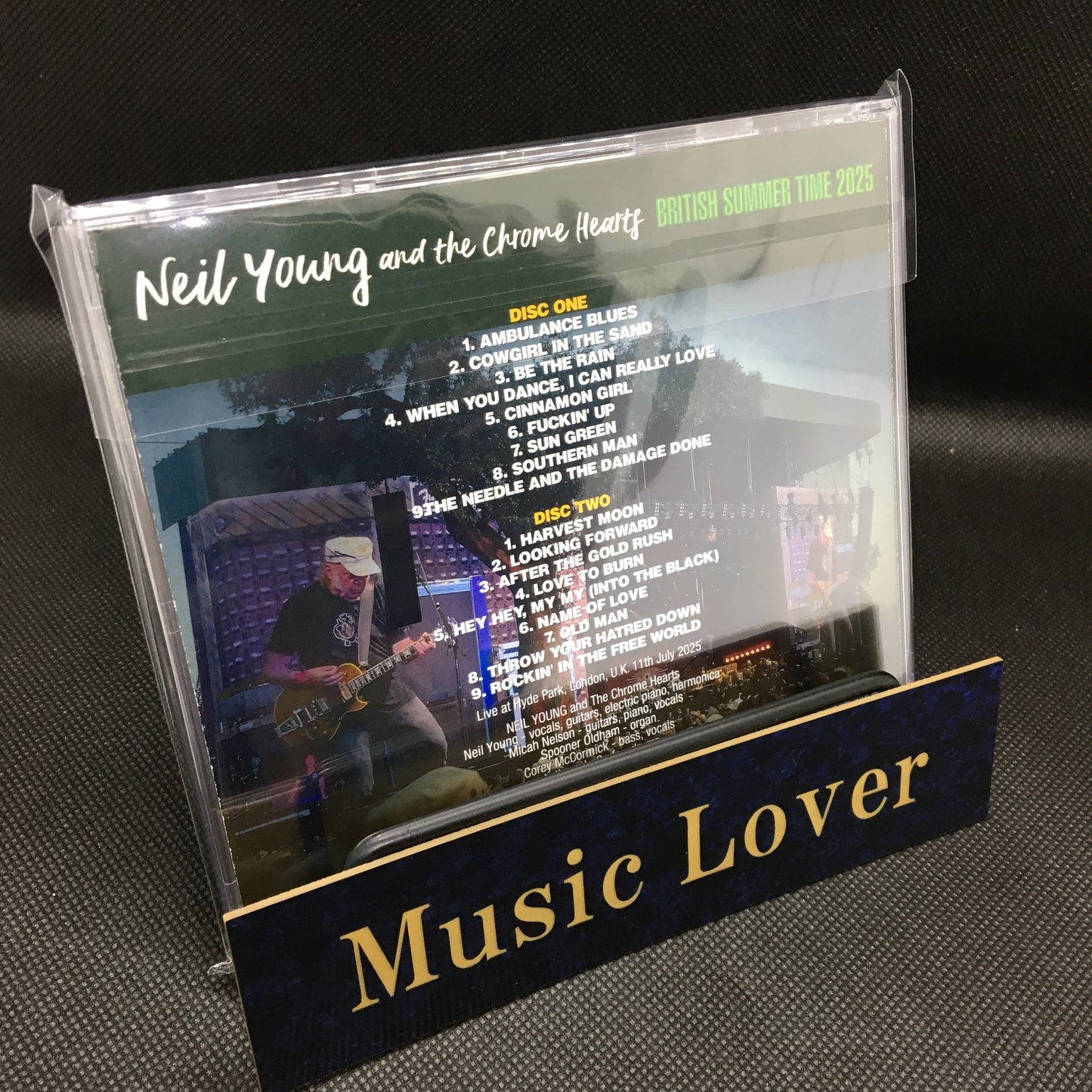 NEIL YOUNG and THE CHROME HEARTS / BRITISH SUMMER TIME 2025 (2CDR)