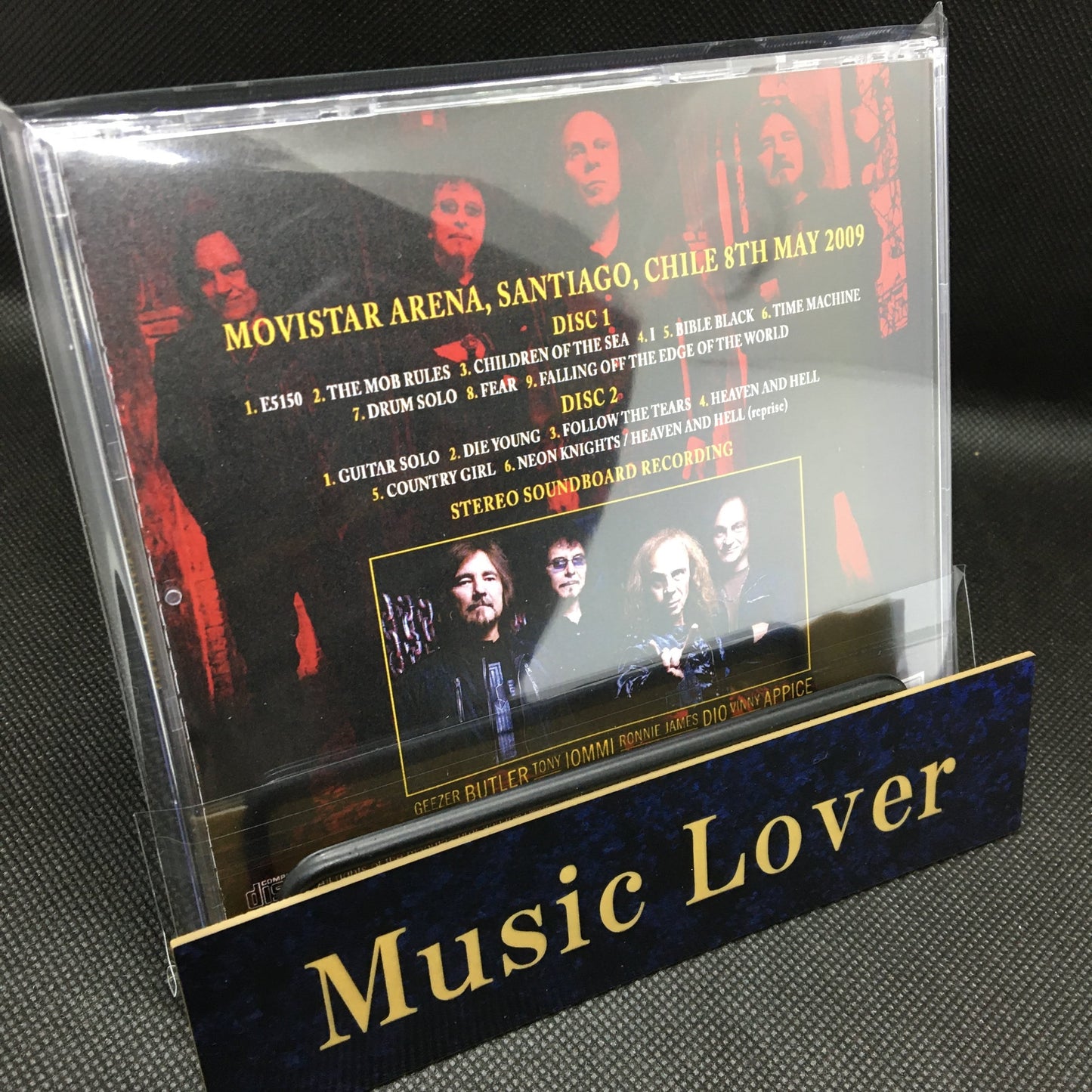 HEAVEN & HELL / SANTIAGO 2009 FM STEREO SOUNDBOARD (2CDR)