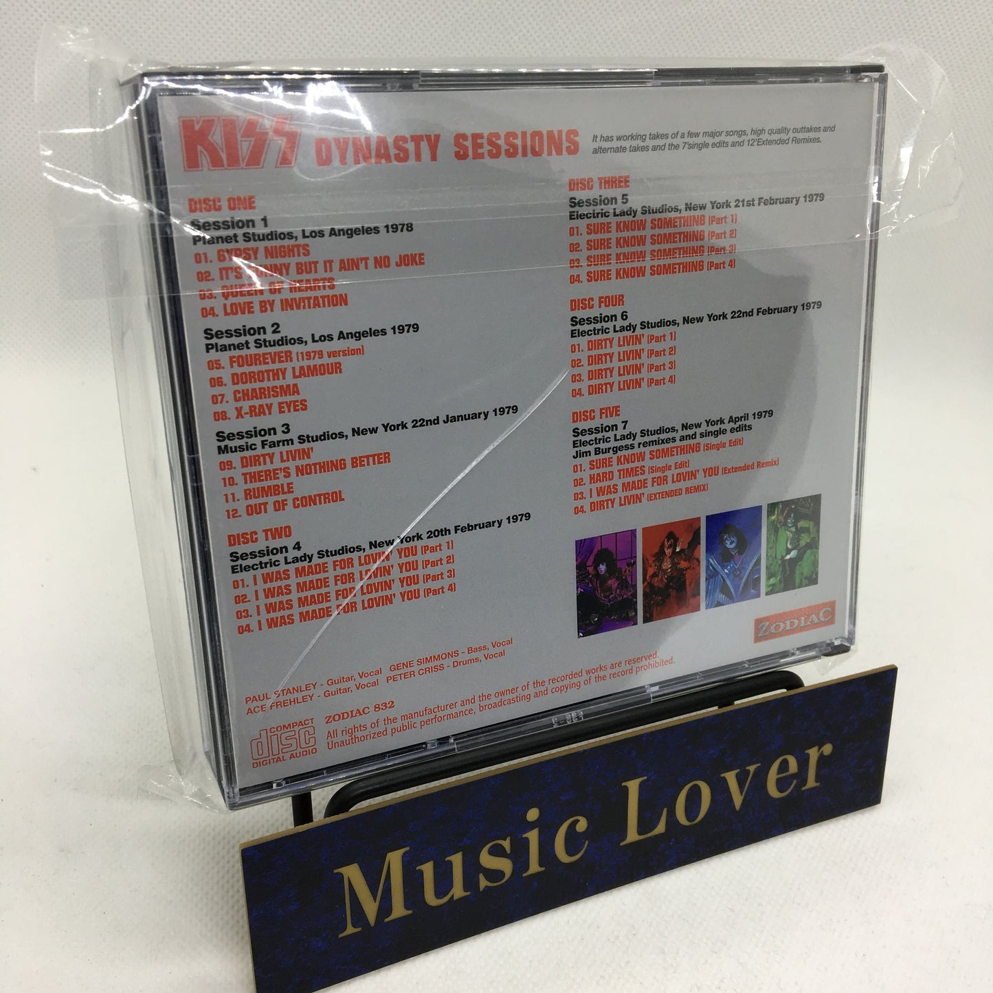 KISS / DYNASTY SESSIONS (5CD)