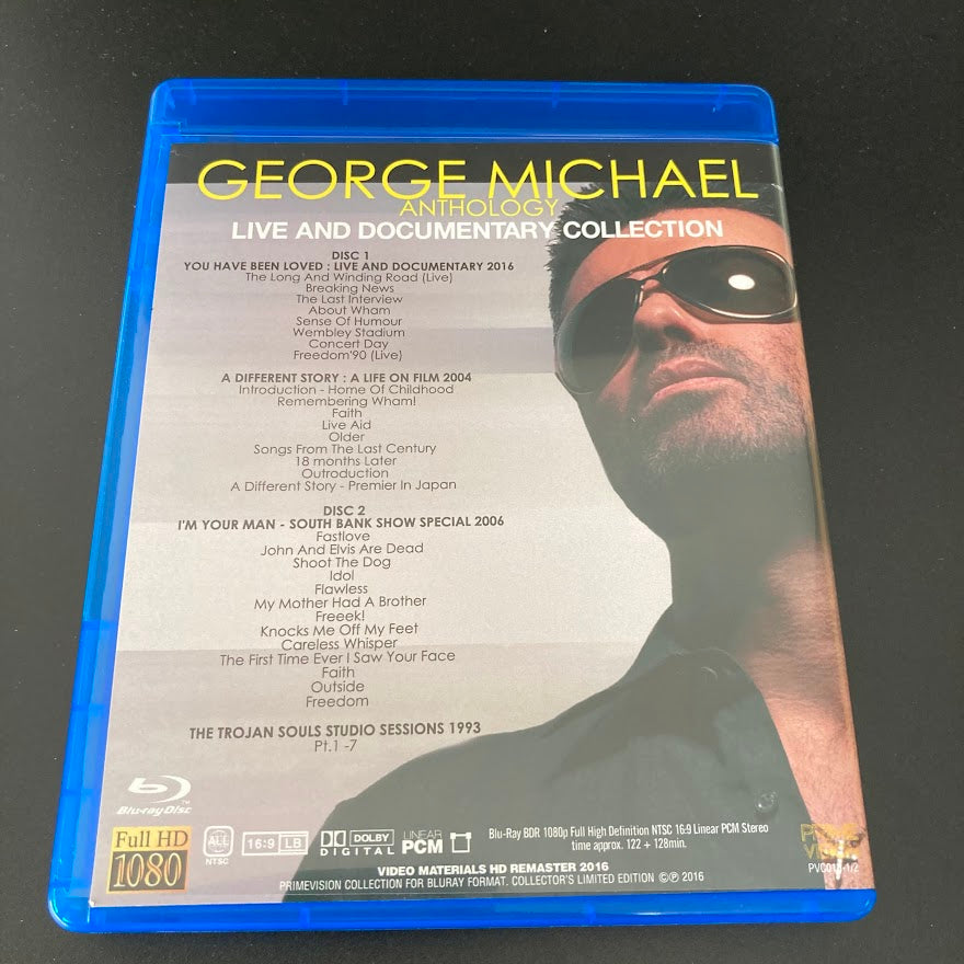 GEORGE MICHAEL / THE MAN WITH THE GOLDEN VOICE LIVE AND DOCUMENTARY COLLECTION Blu-ray (2BDR)
