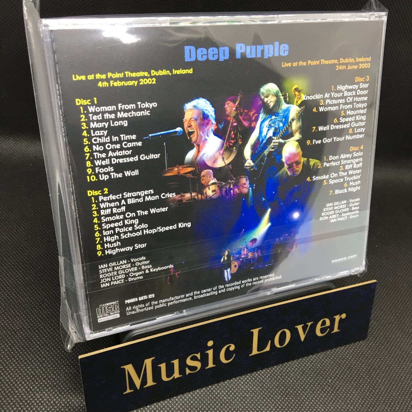 DEEP PURPLE / IRISH PURPLE DUBLIN 2002 & 2003 (4CDR)