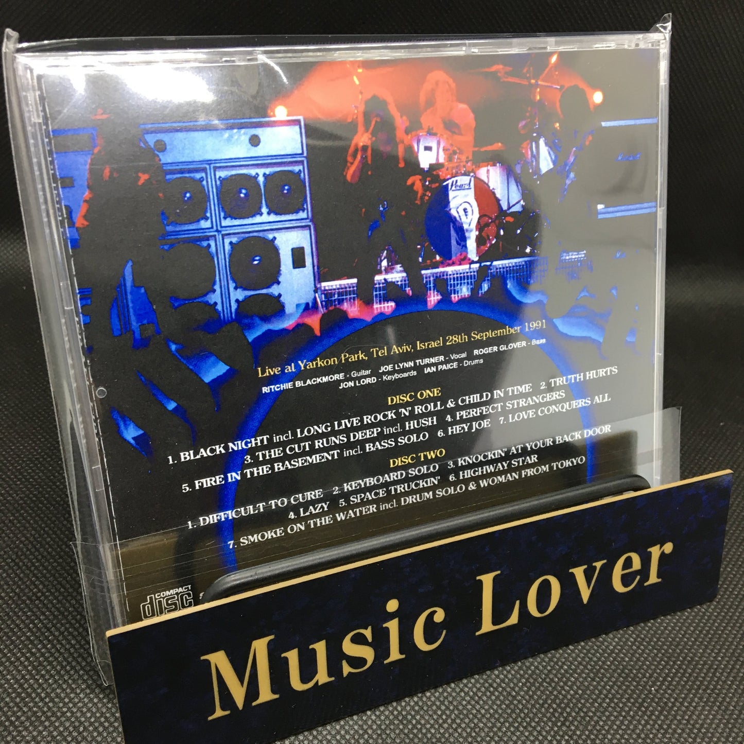 DEEP PURPLE / ISRAEL FIRE TEL AVIV 1991 SONIDO ESTÉREO (2 CD)