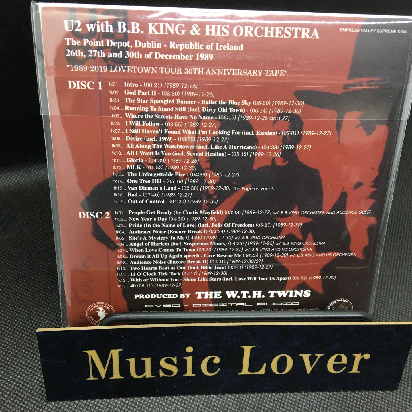 U2 with BB KING / LOVETOWN TOUR 30TH ANNIVERSARY TAPE (2CD)