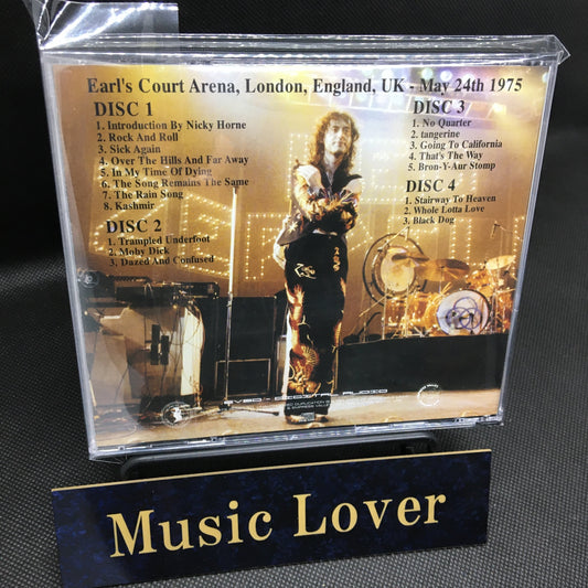 Led Zeppelin Earl's Court Arena 2405 Evoluzione 4CD 18 Tracks EVSD