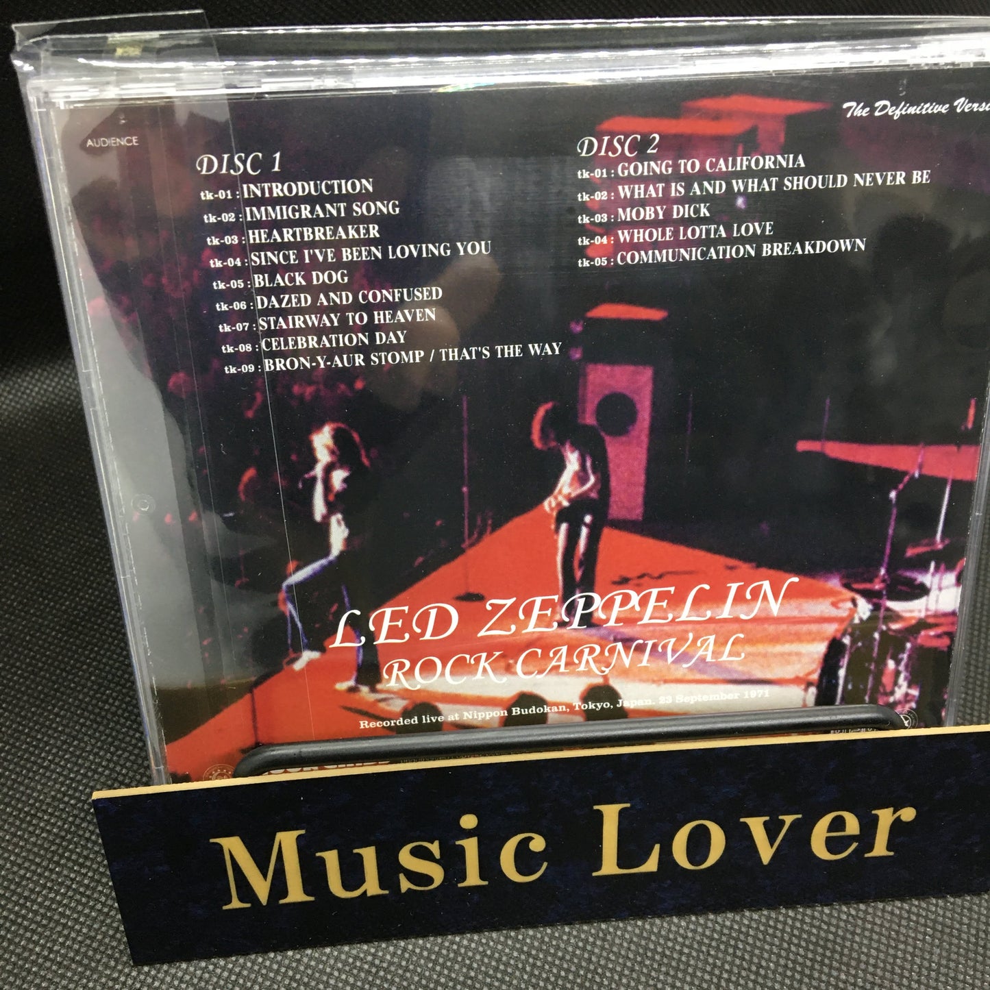 Led Zeppelin Rock Carnival 1971 The Definitive Version 2CD Audience