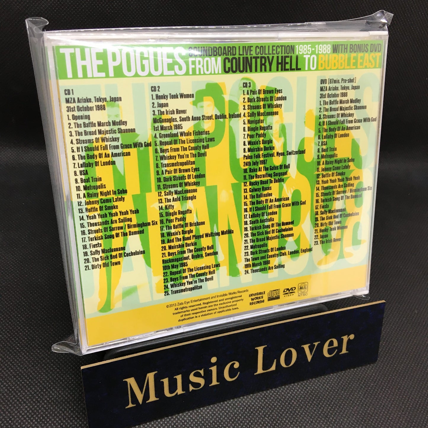 The Pogues / From County Hell To Bubbly East (3CDR+1DVDR)