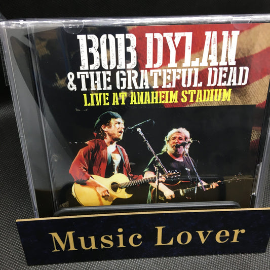 BOB DYLAN & THE GRATEFUL DEAD / LIVE AT ANAHEIM STADIUM Soundboard (2CDR)