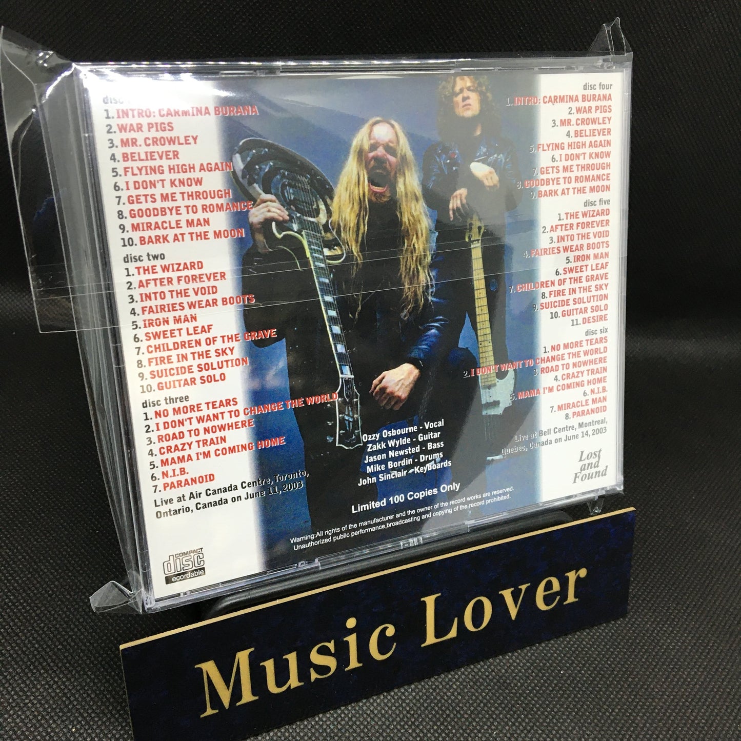 OZZY OSBOURNE / EXTENDED MADNESS (6CDR)