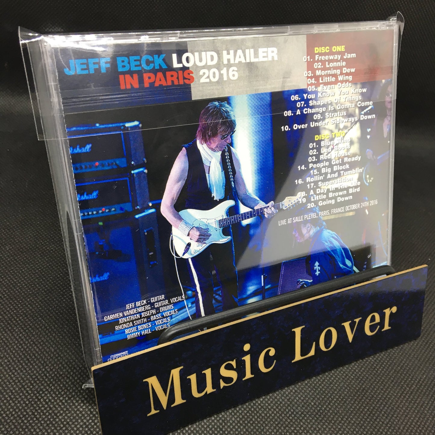 JEFF BECK / LOUD HAILER IN PARIS 2016 (2CDR)