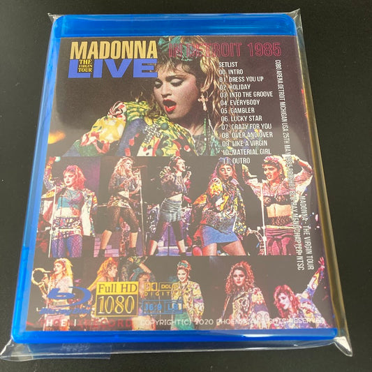 Madonna / The Virgin Tour In Detroit 1985 Pro-shot (1BDR)