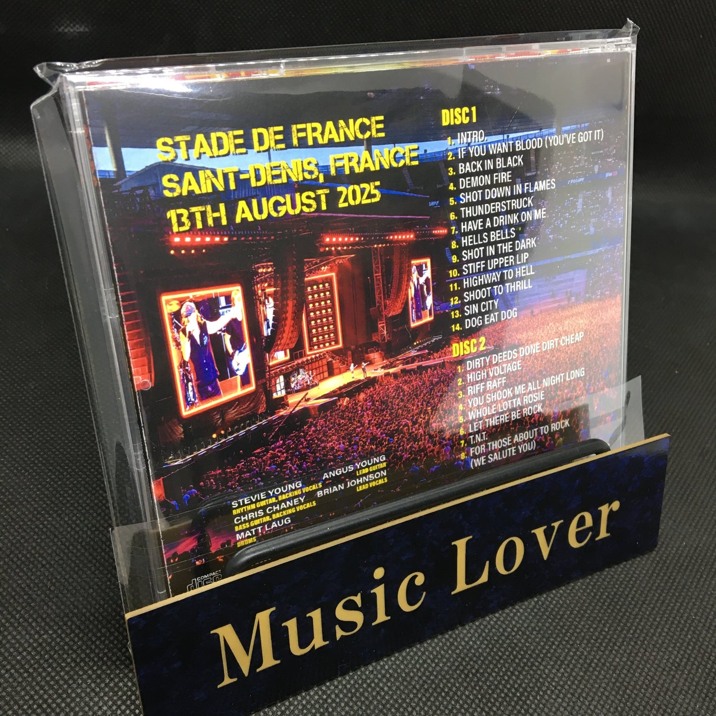 AC/DC / PARIS 2025 2ND NIGHT ORIGINAL IEM RECORDING (2CDR)