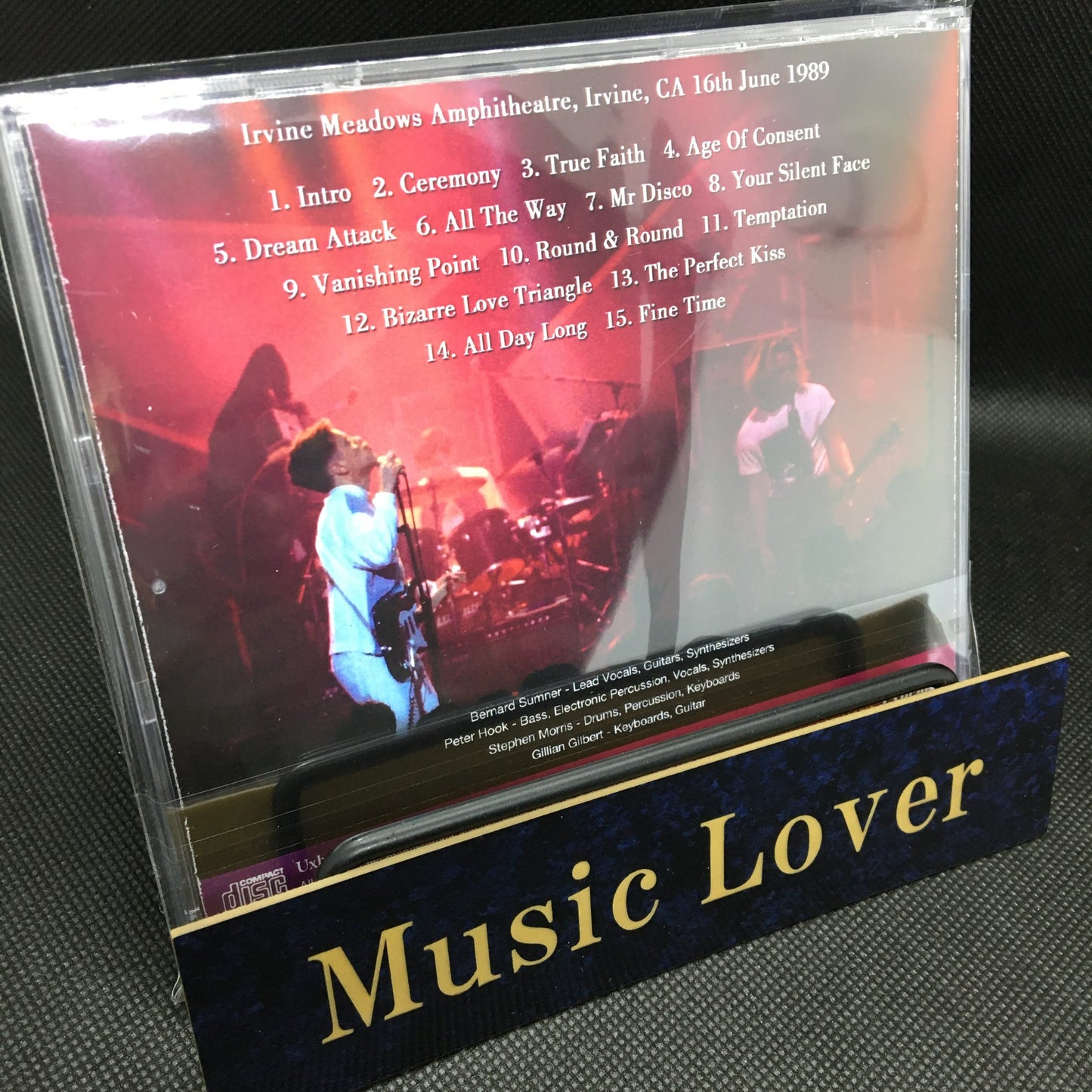 NEW ORDER / IRVINE 1989 STEREO SOUNDBOARD (1CDR)