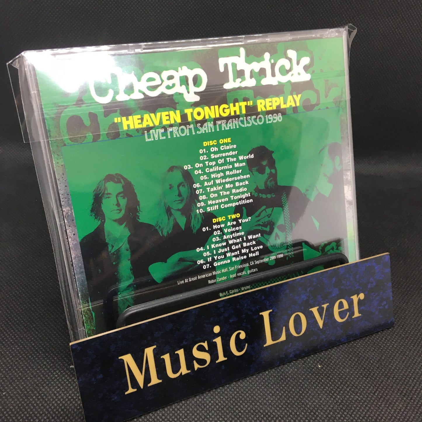 CHEAP TRICK / LIVE FROM SAN FRANCISCO '98 "Heaven Tonight" Replay SOUNDBOARD (2CDR)