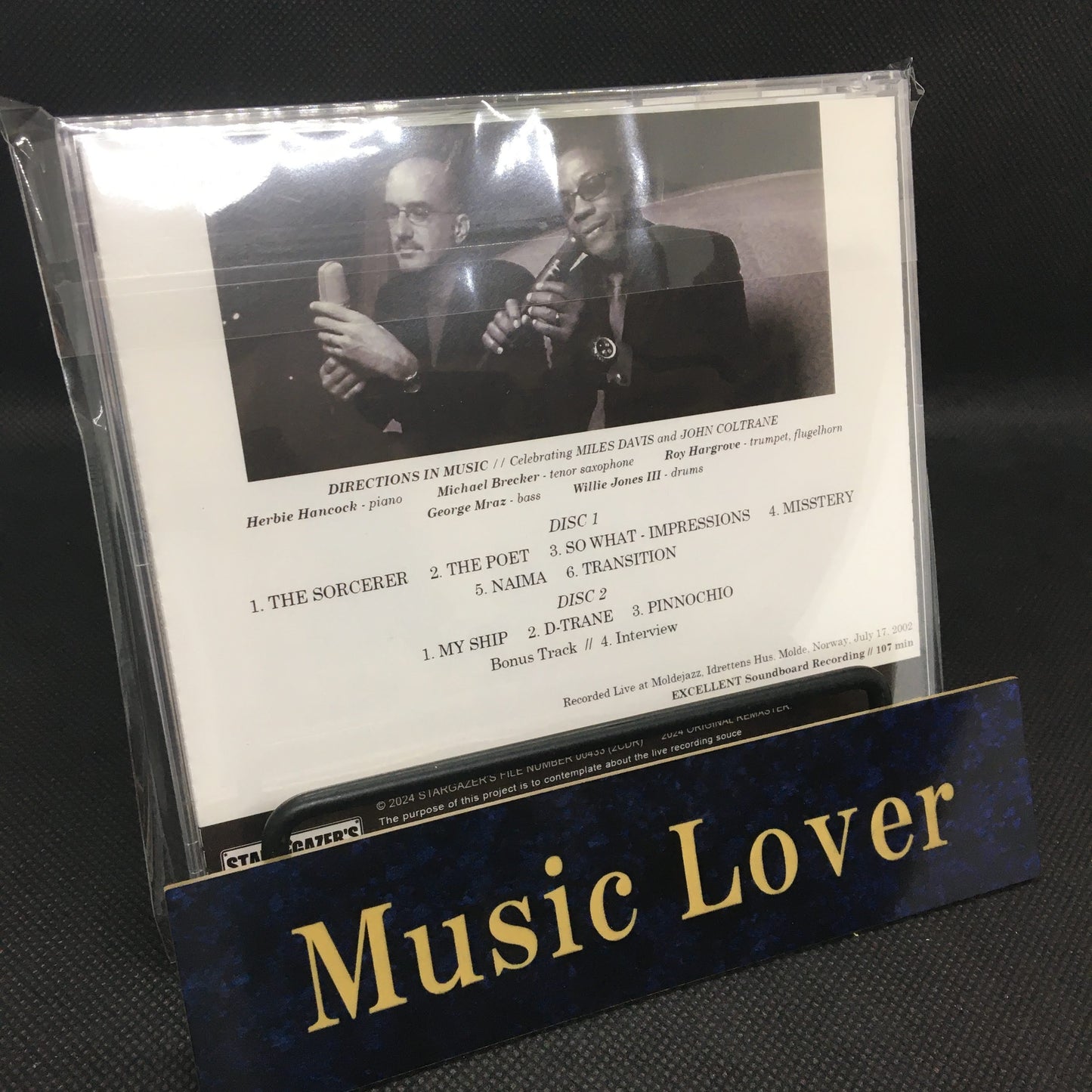 HERBIE HANCOCK / DIRECTIONS IN MUSIC / LIVE AT MOLDEJAZZ 2002 (2CDR)