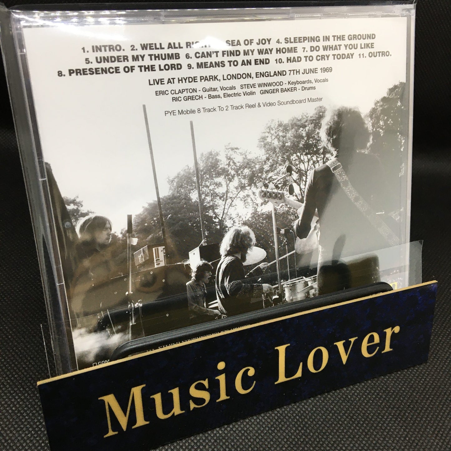 BLIND FAITH / HYDE PARK 1969 COMPLETE SOUNDBOARD (1CD)