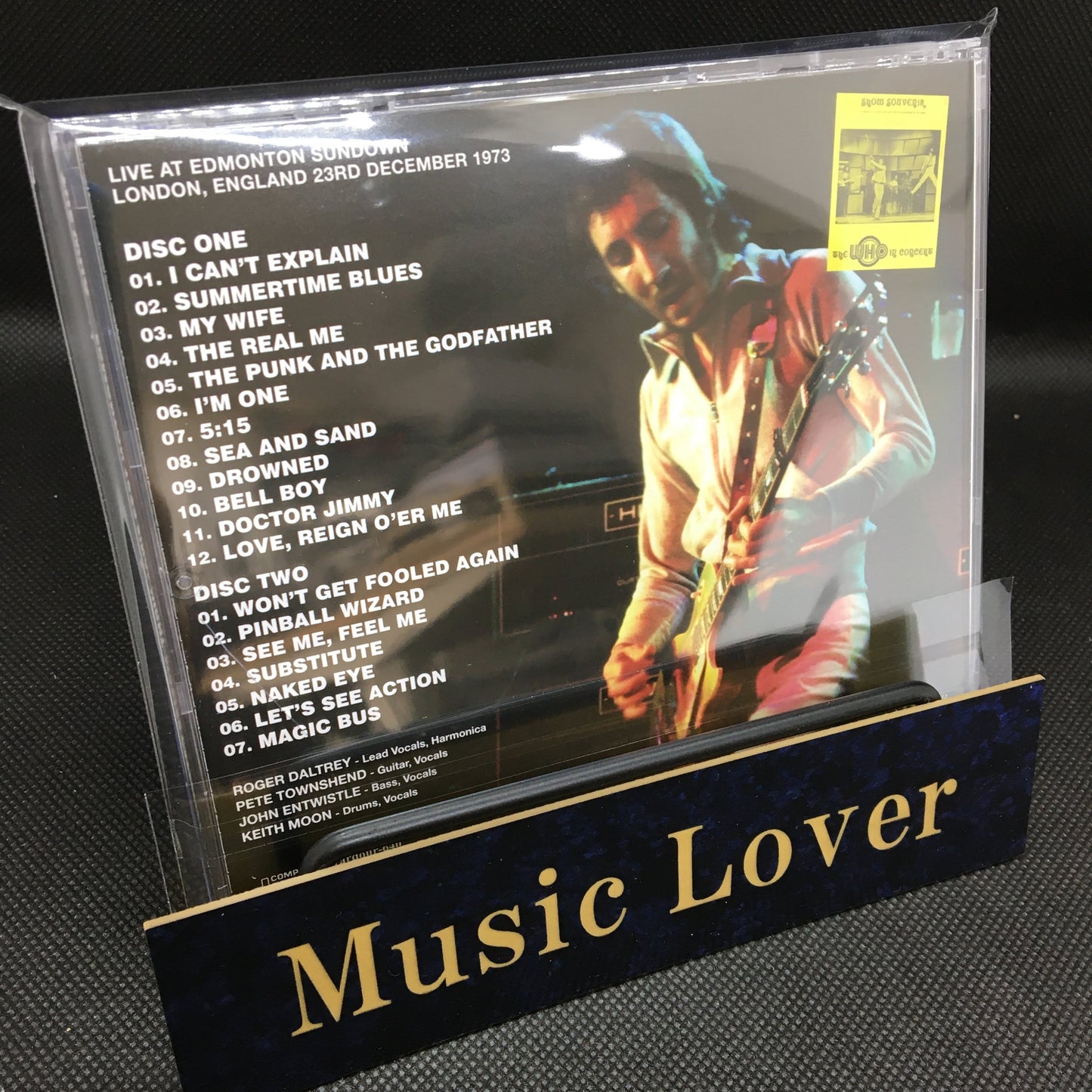 THE WHO / EDMONTON 1973 CASSETTES MAESTROS DE LA NOCHE FINAL (2 CD)