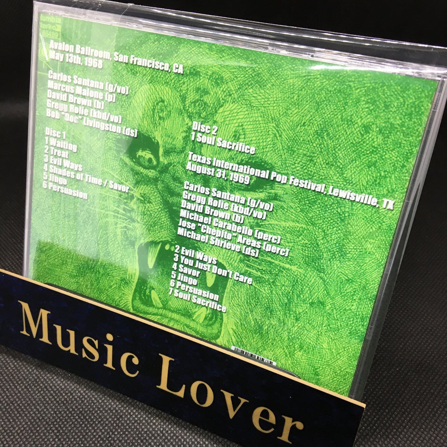 SANTANA / Salón de baile Avalon 1968 + Festival Pop de Texas 1969 (2 CD)