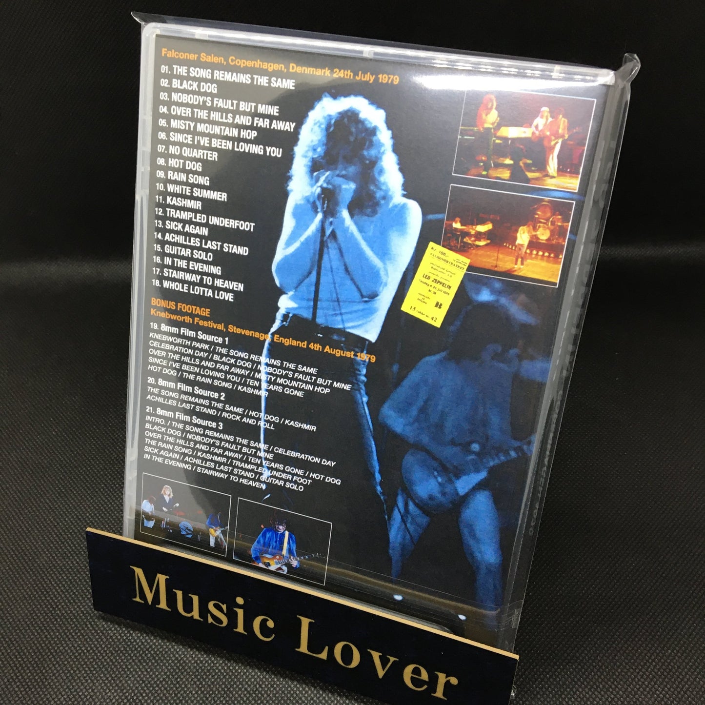 LED ZEPPELIN / COPENHAGEN 1979 SUPER 8 FILM (1DVDR)