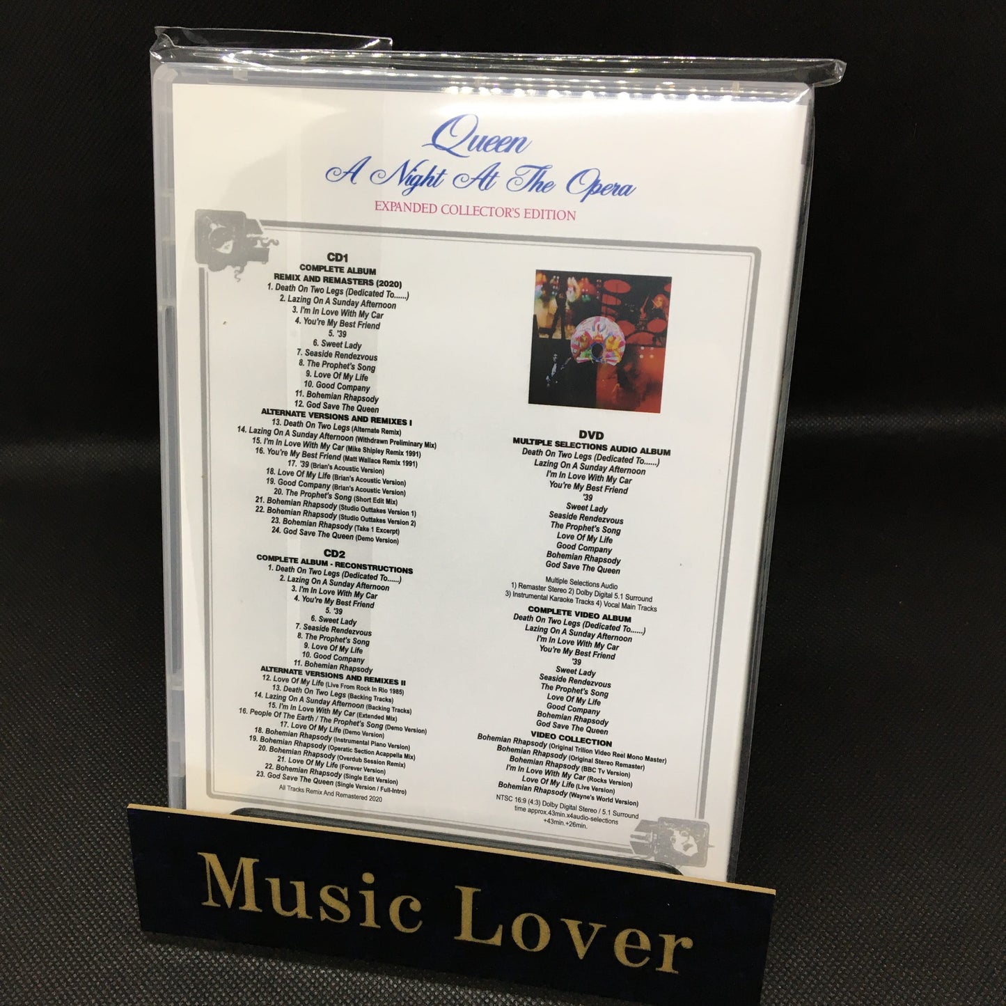 Queen / A Night At The Opera Expanded Collector's Edition (2CD+1DVD)