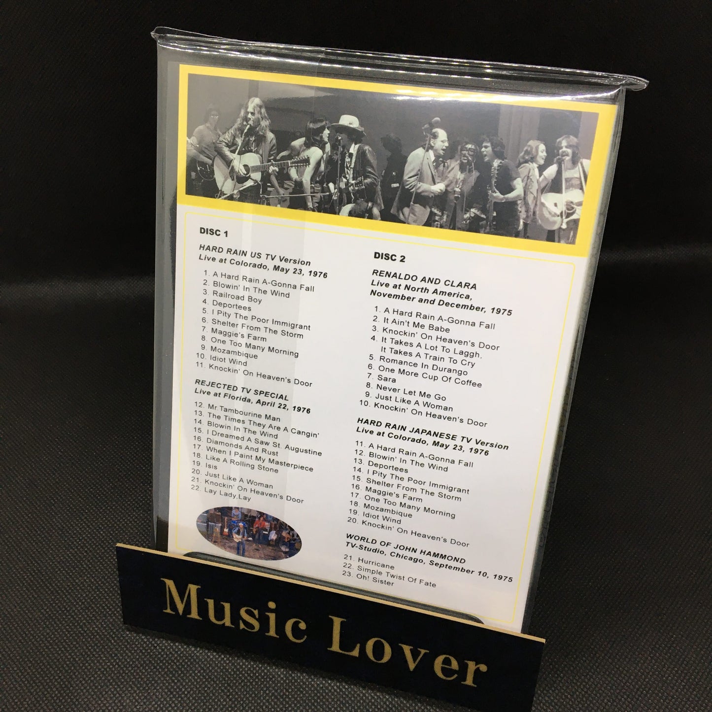 BOB DYLAN / LIVE 1975-76 THE ROLLING THUNDER REVUE (2DVDR)