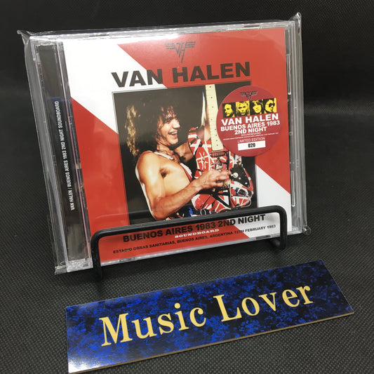 VAN HALEN / BUENOS AIRES 1983 2ND NIGHT SOUNDBOARD (2CD)