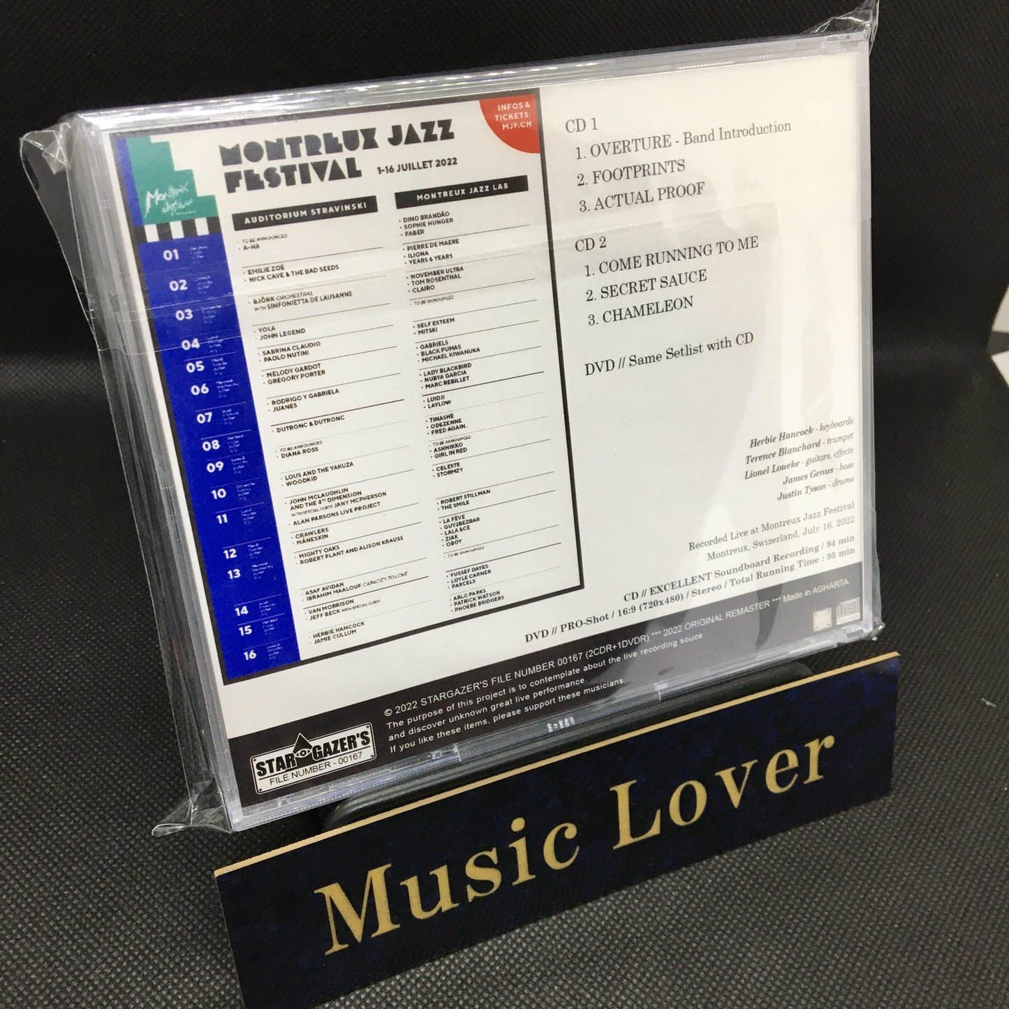 HERBIE HANCOCK / LIVE AT MONTREUX JAZZ FESTIVAL 2022 (2CDR+1DVDR)