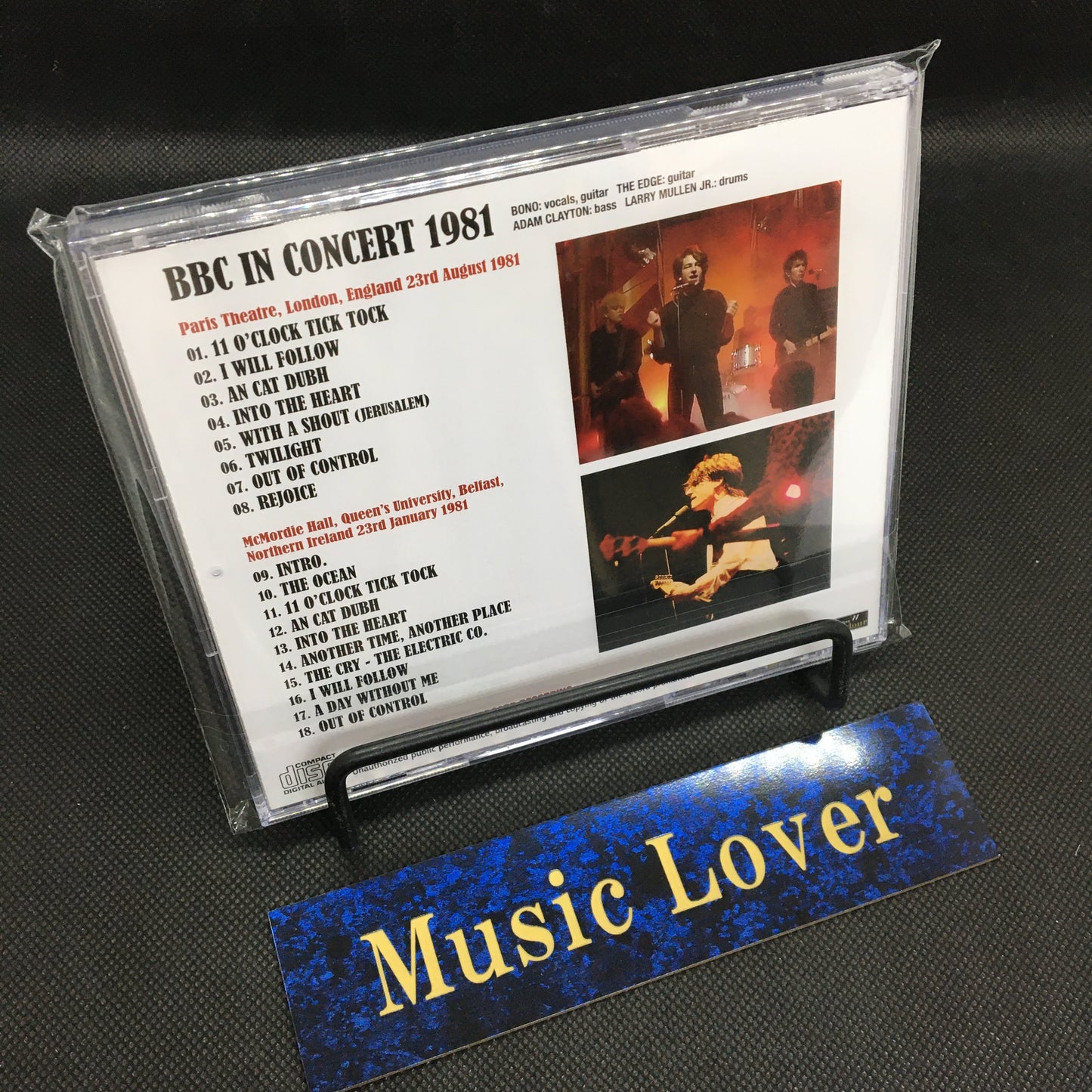 U2 / BBC IN CONCERT 1981 STEREO SOUNDBOARD (1CD)