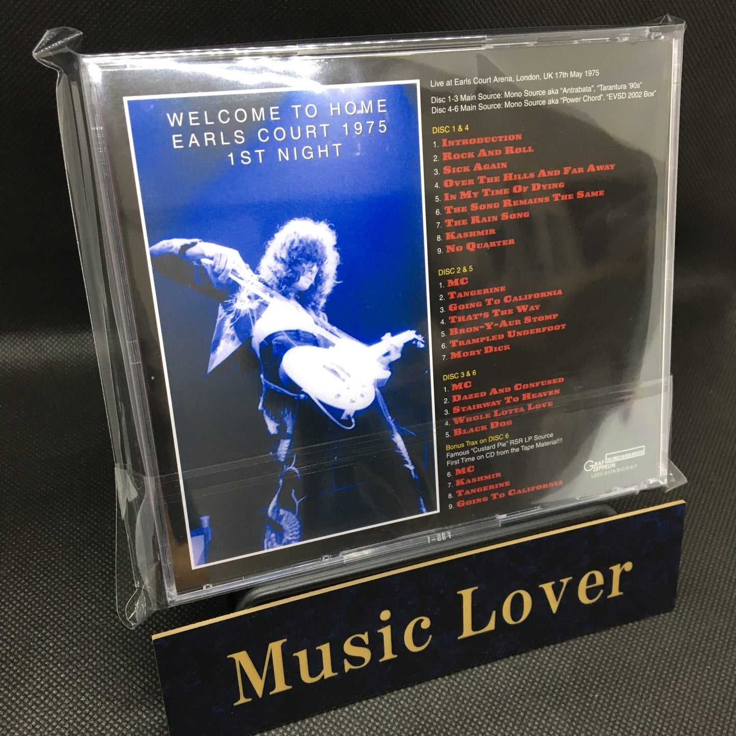 LED ZEPPELIN / WELCOME TO HOME EARLS COURT 1975 1ST NIGHT (6CD)