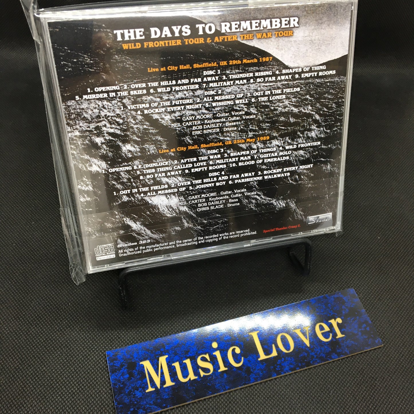 GARY MOORE / THE DAYS TO REMEMBER (4CDR)