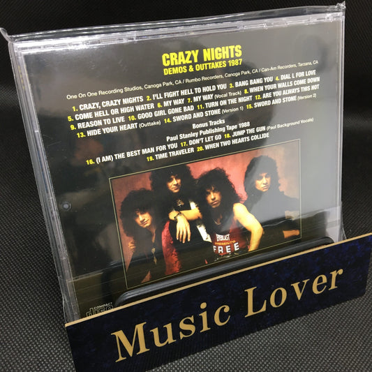 KISS / CRAZY NIGHTS DEMOS & OUTTAKES 1987 (1CD)
