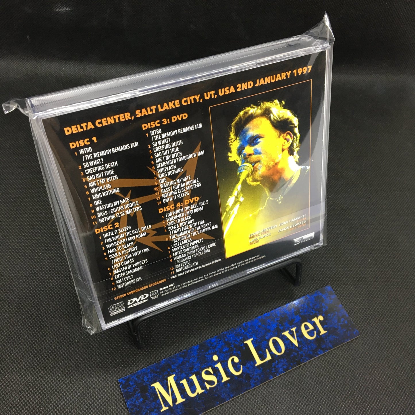 METALLICA / SALT LAKE CITY 1997 STEREO SOUNDBOARD (2CDR+2DVDR)