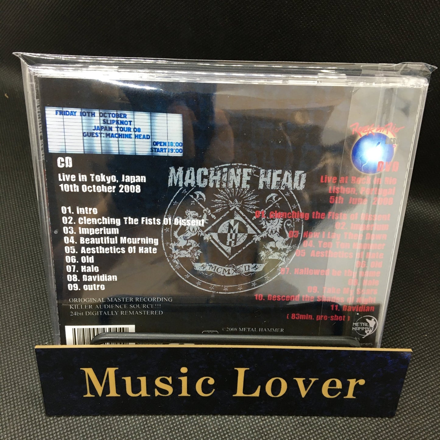 MACHINE HEAD / One Night At The Coast + (1CDR+1DVDR)