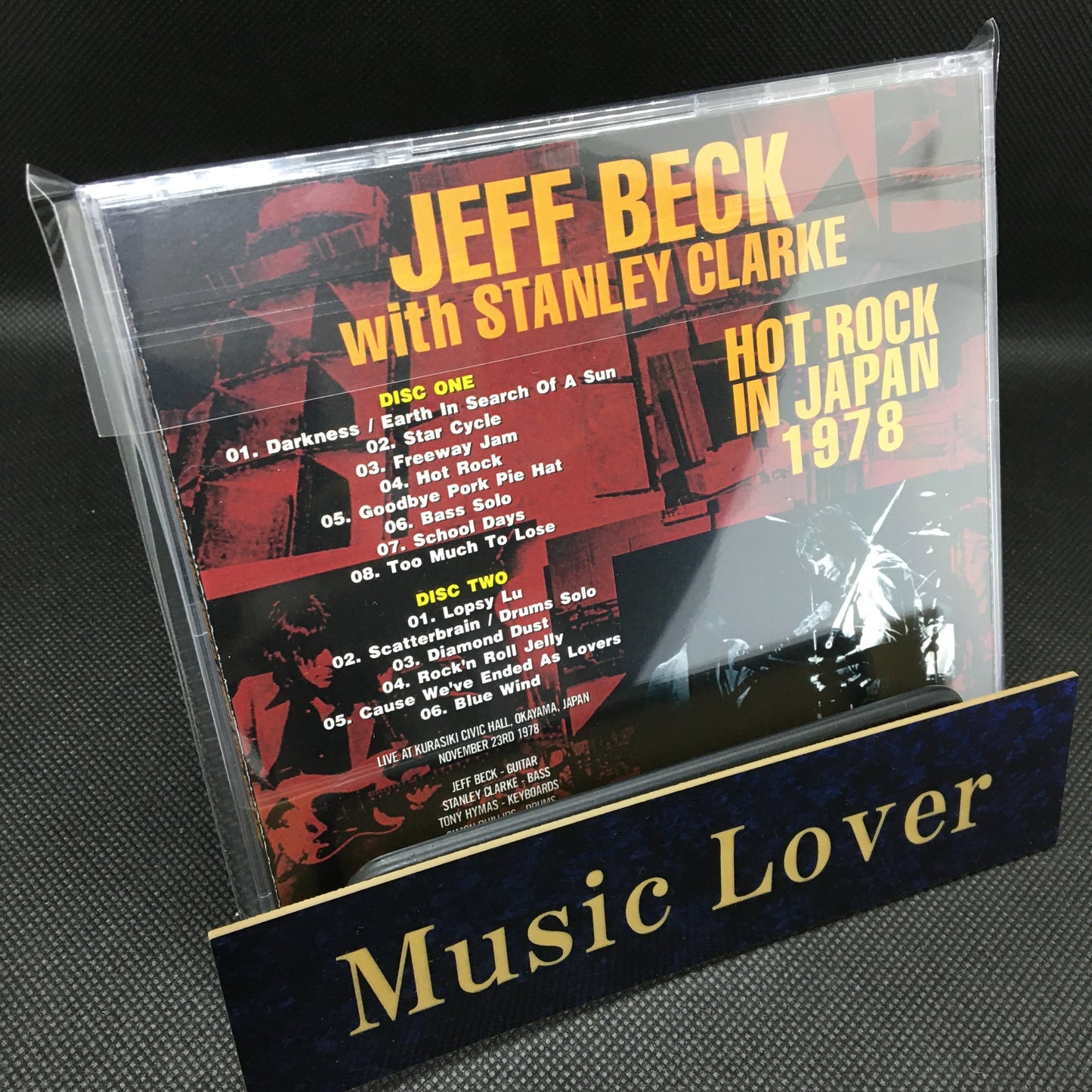 JEFF BECK WITH STANLEY CLARKE / HOT ROCK IN JAPAN 1978 (2CDR)