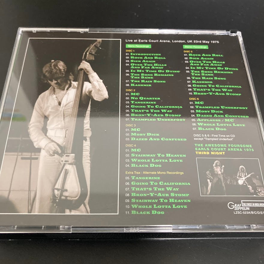 LED ZEPPELIN / THE AWESOME FOURSOME EARLS COURT ARENA 1975 THIRD NIGHT (6CD)