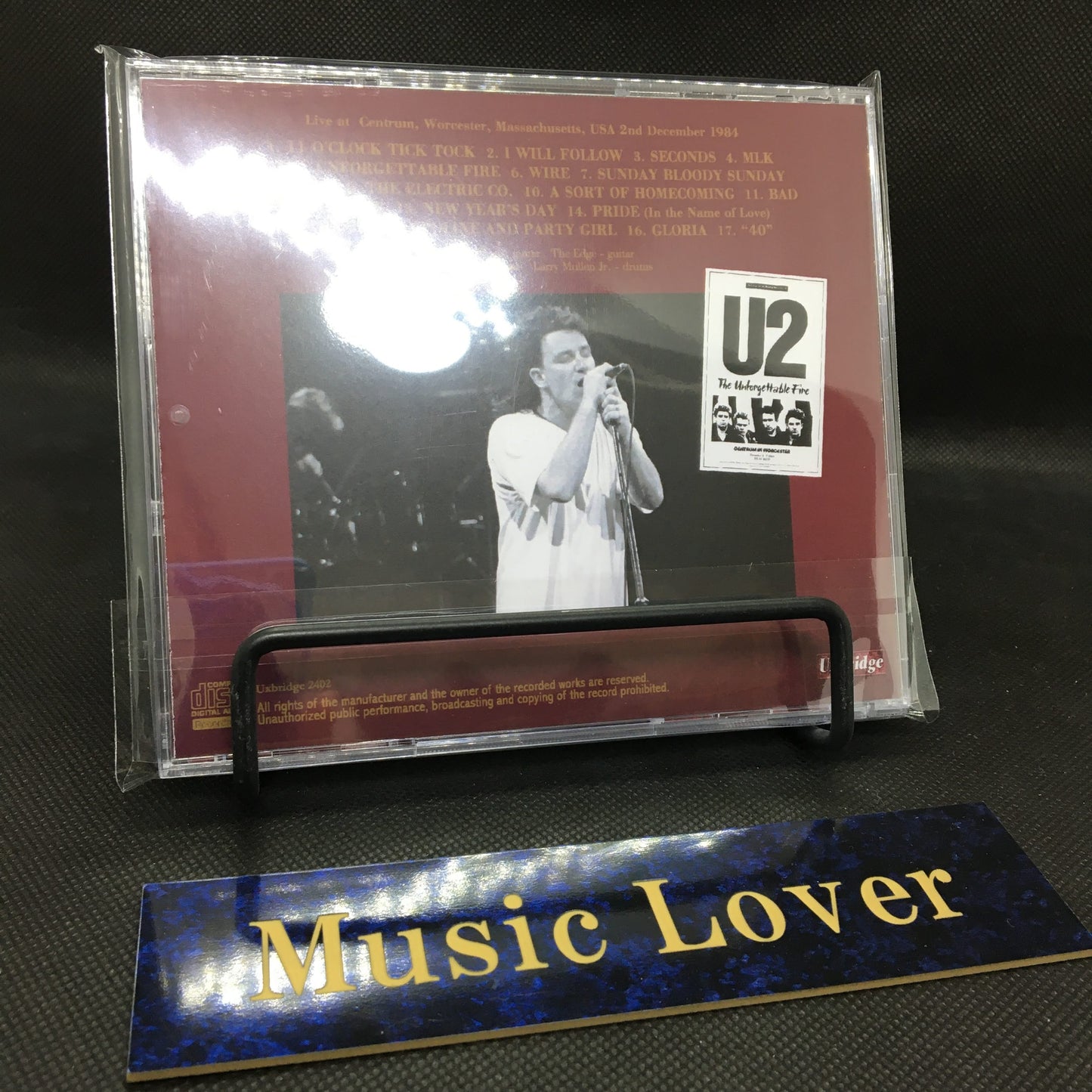 U2 / WORCESTER 1984 (1CDR)