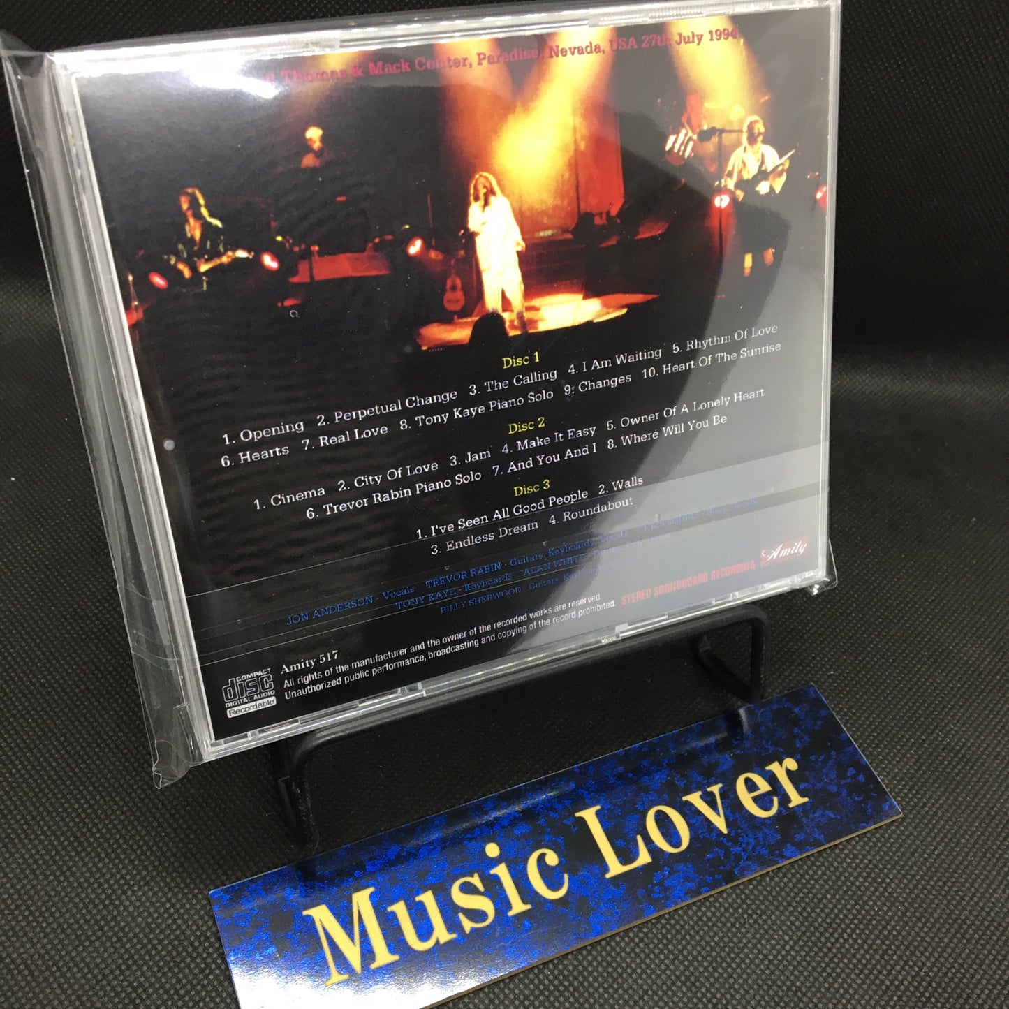 YES / PARADISE 1994 STEREO SOUNDBOARD (3CDR)