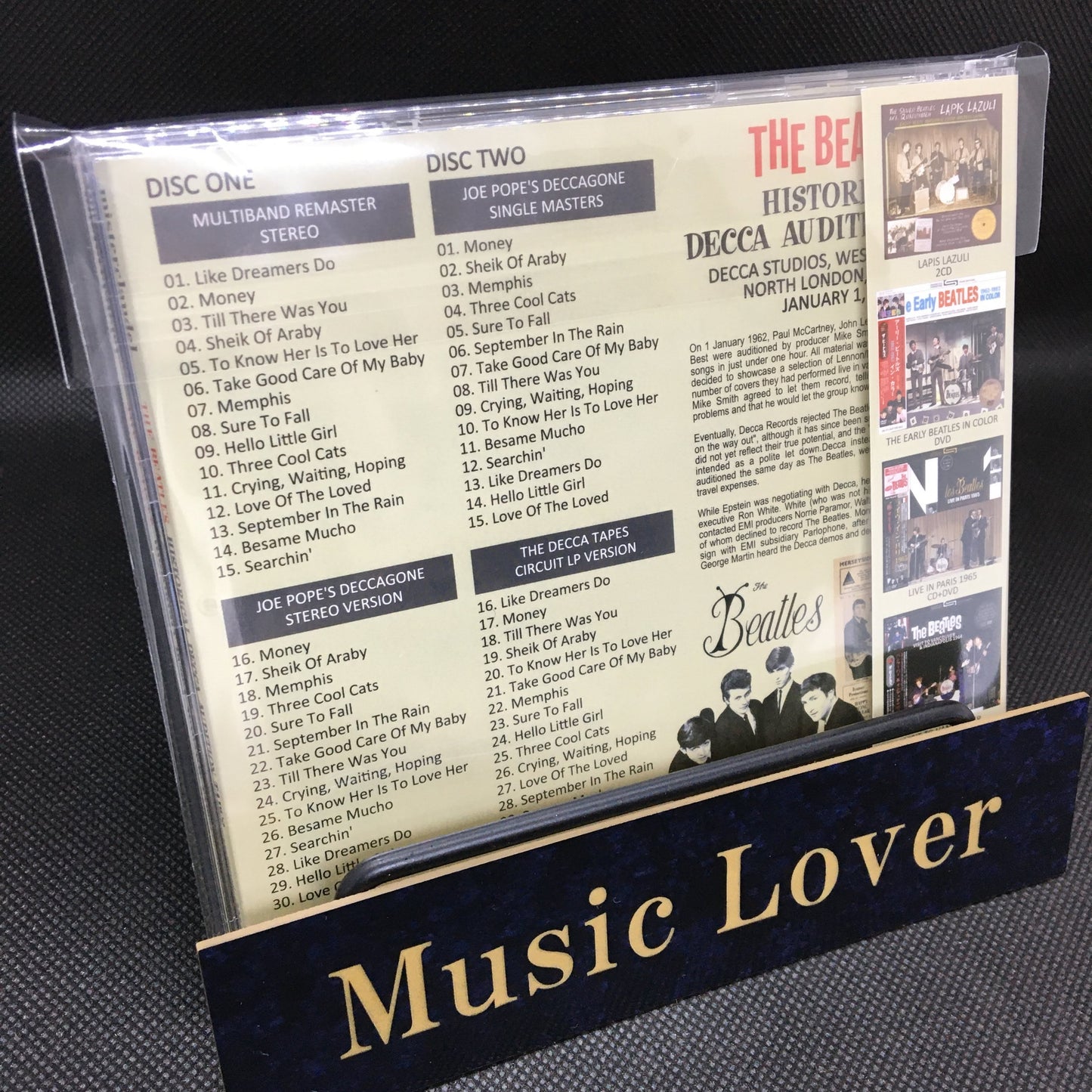 THE BEATLES / HISTORICAL DECCA AUDITION TAPES (2CD)