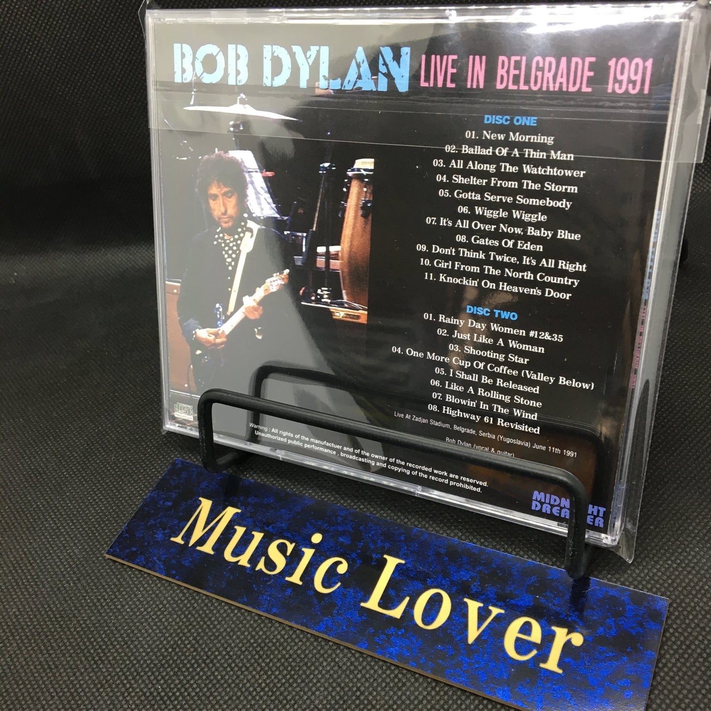 BOB DYLAN / EN DIRECTO EN BELGRADO 1991 (2 CD)