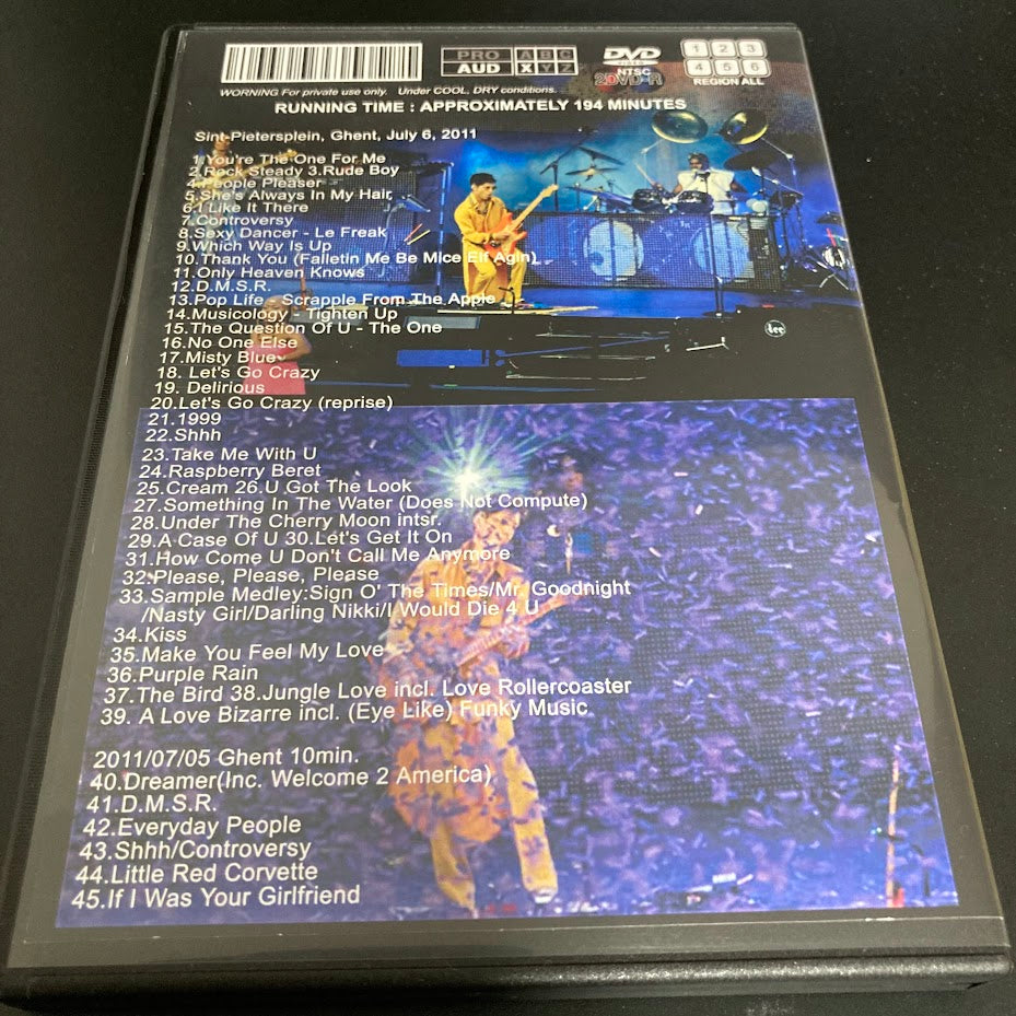 PRINCE / GHENT 2011 (2DVDR)